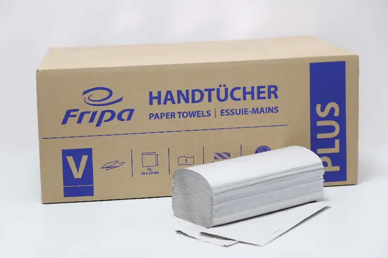 Produktbild 1: Fripa Papierhandücher V-Falz 25 x 23 cm