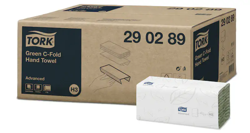 Produktbild 1: TORK Lagenfalz - Handtuch grün