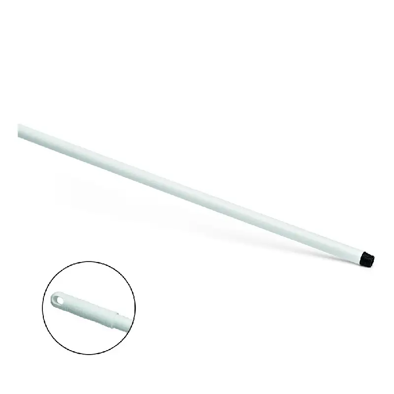 HACCP Glasfaser-Stiel 150 cm mit Gewinde - weiß