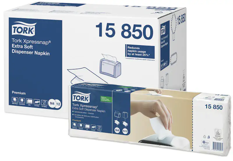 Produktbild 1: TORK Xpressnap Extra Soft Spenderserviette weiß