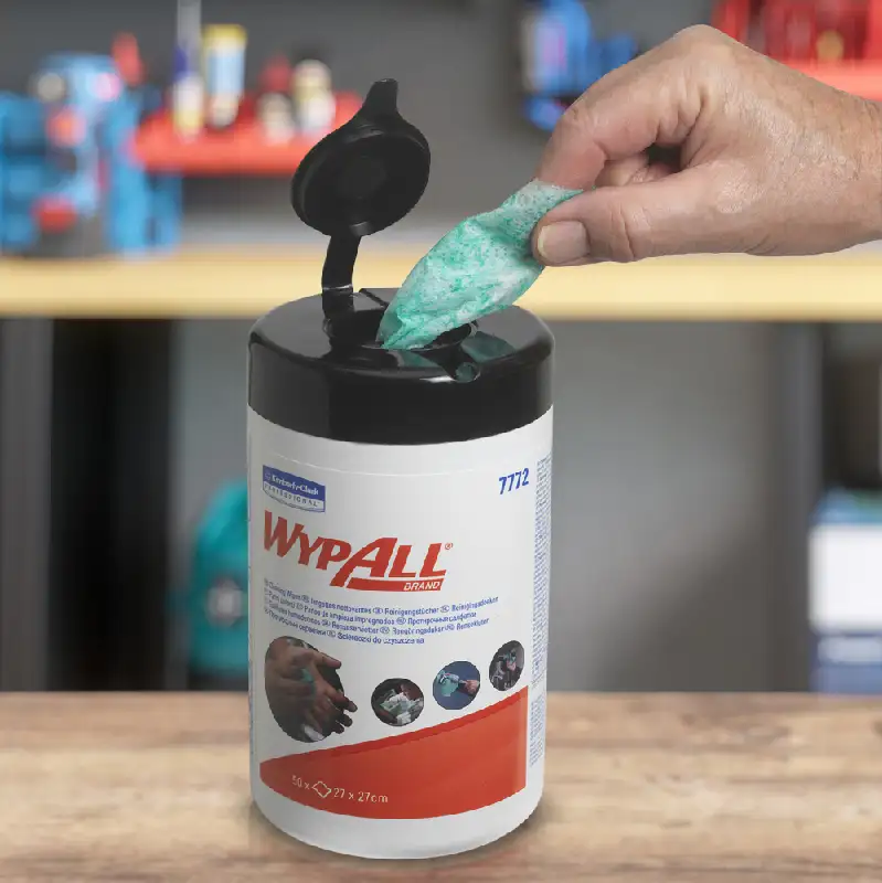 Produktbild 2: KC Wypall feuchte  Reinigungstücher  grün 7772