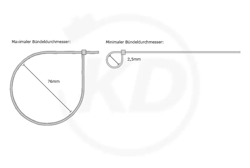 Produktbild 3: Kabelbinder 4,8 x 290 mm - Schwarz