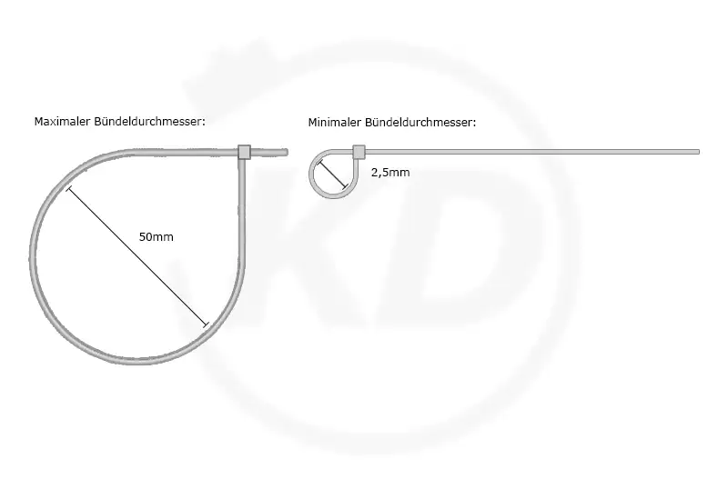 Produktbild 3: Kabelbinder 4,8 x 200 mm - Natur