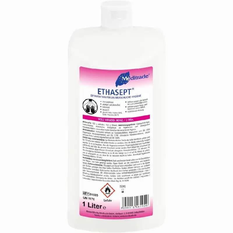 Produktbild 1: Meditrade Ethasept Händedesinfektionsmittel - 1000 ml