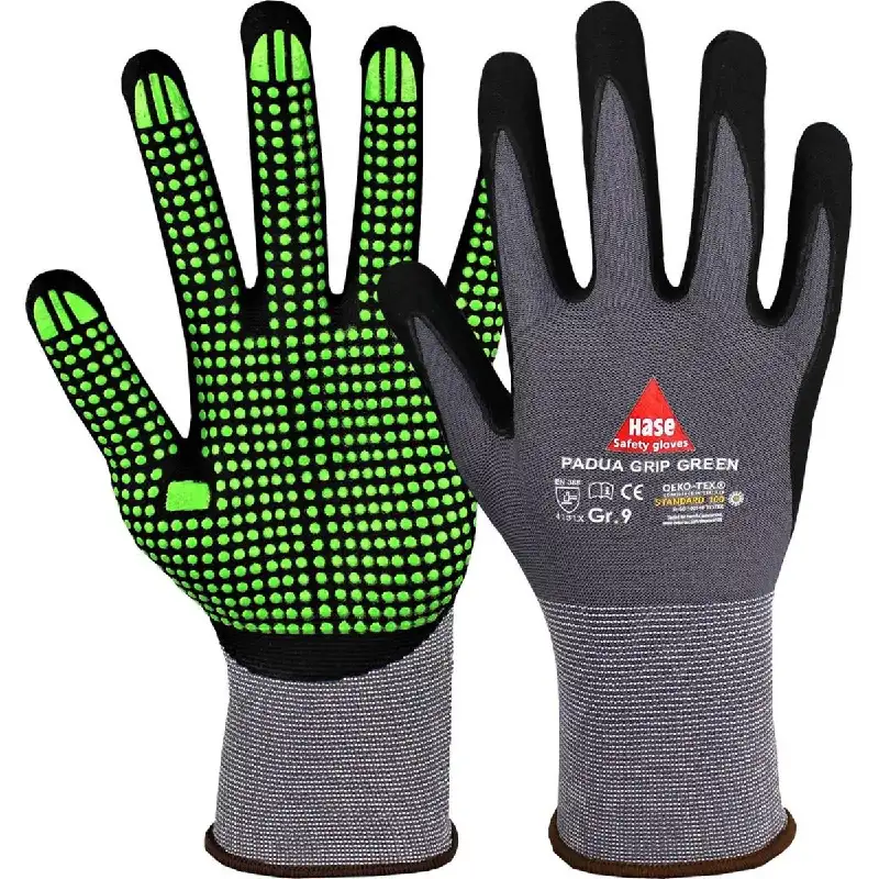 Montagehandschuh Padua Grip Green - Gr. 8