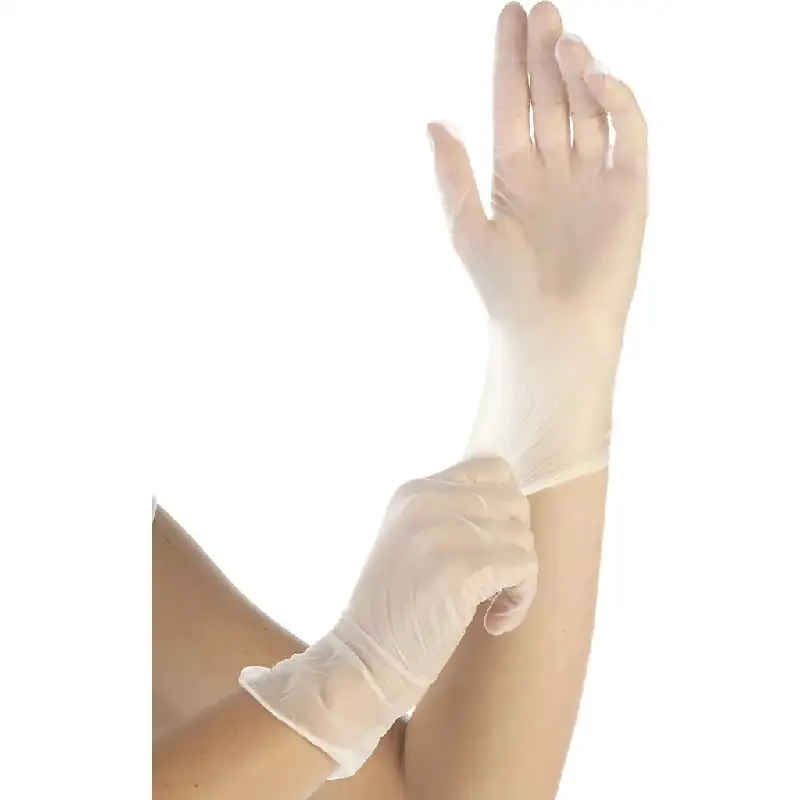 Produktbild 1: Vinyl-Handschuhe - puderfrei - transparent - S