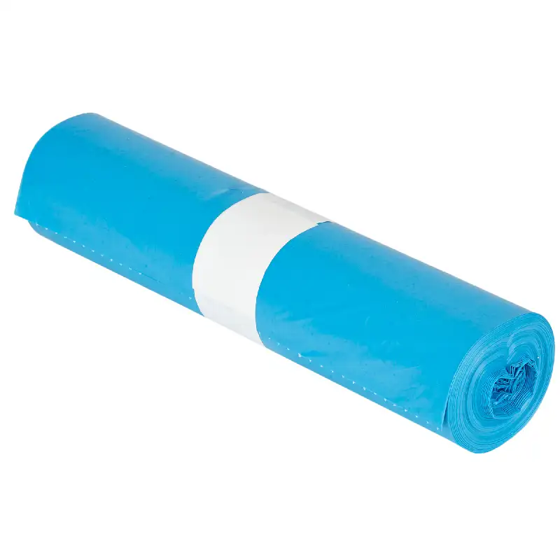 Produktbild 1: LDPE-Müllsäcke 120 L, 700 x 1100 mm, blau - Typ 60