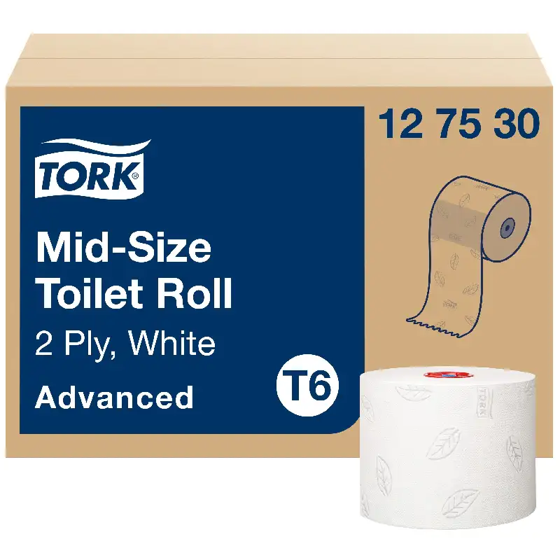 Produktbild 1: Toilettenpapier Midi zweilagig weiß