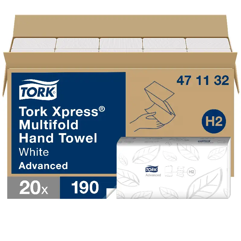 Produktbild 1: TORK X-Press Multifold Handtücher weiß