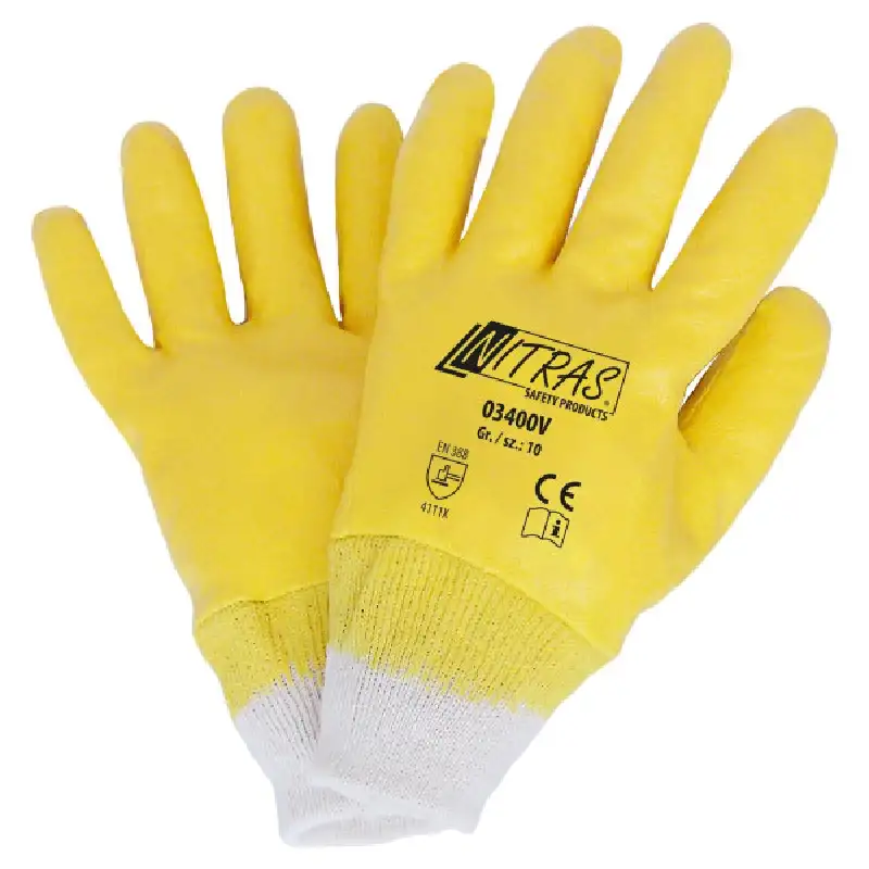 Produktbild 1: Handschuhe Nitras gelb - Gr. 9