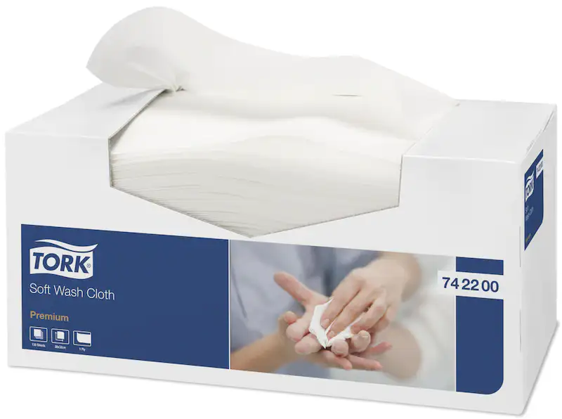 Produktbild 1: TORK Weiches Waschtuch Premium  weiß