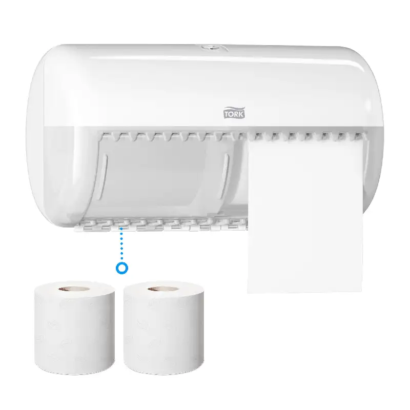 Produktbild 2: TORK Spender für Kleinrollen Toilettenpapier - Weiß