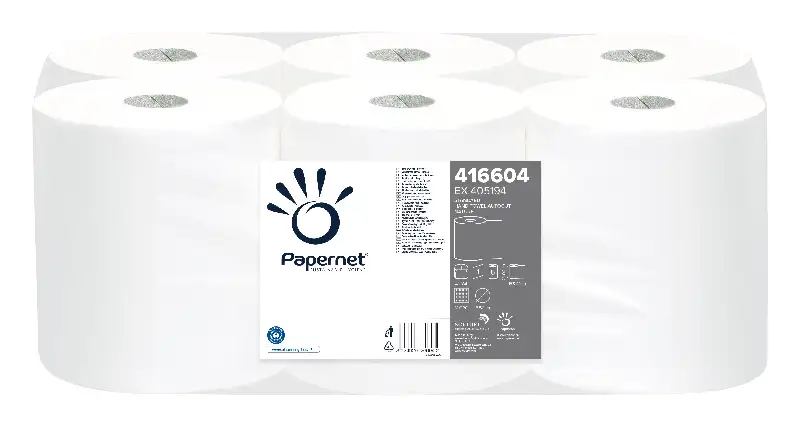 Produktbild 1: Papernet Handtuchrolle Autocut, 1 lagig, natur