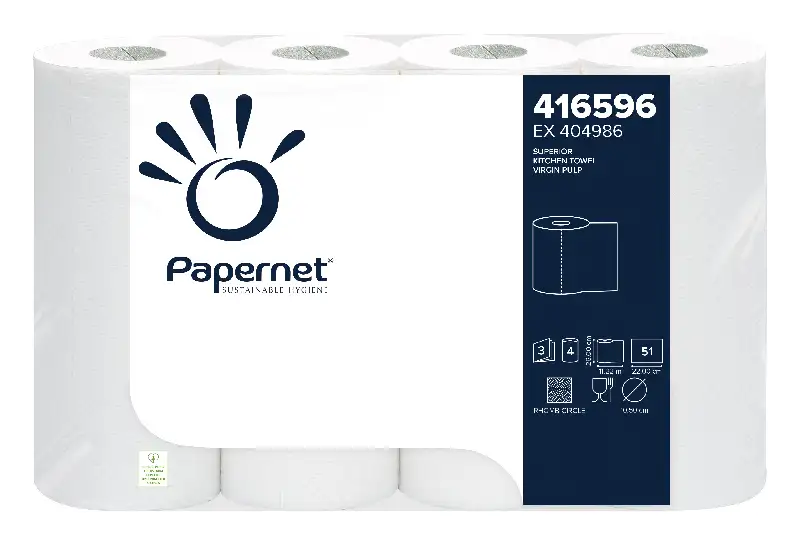 Produktbild 1: Papernet Küchenrolle 3-lagig